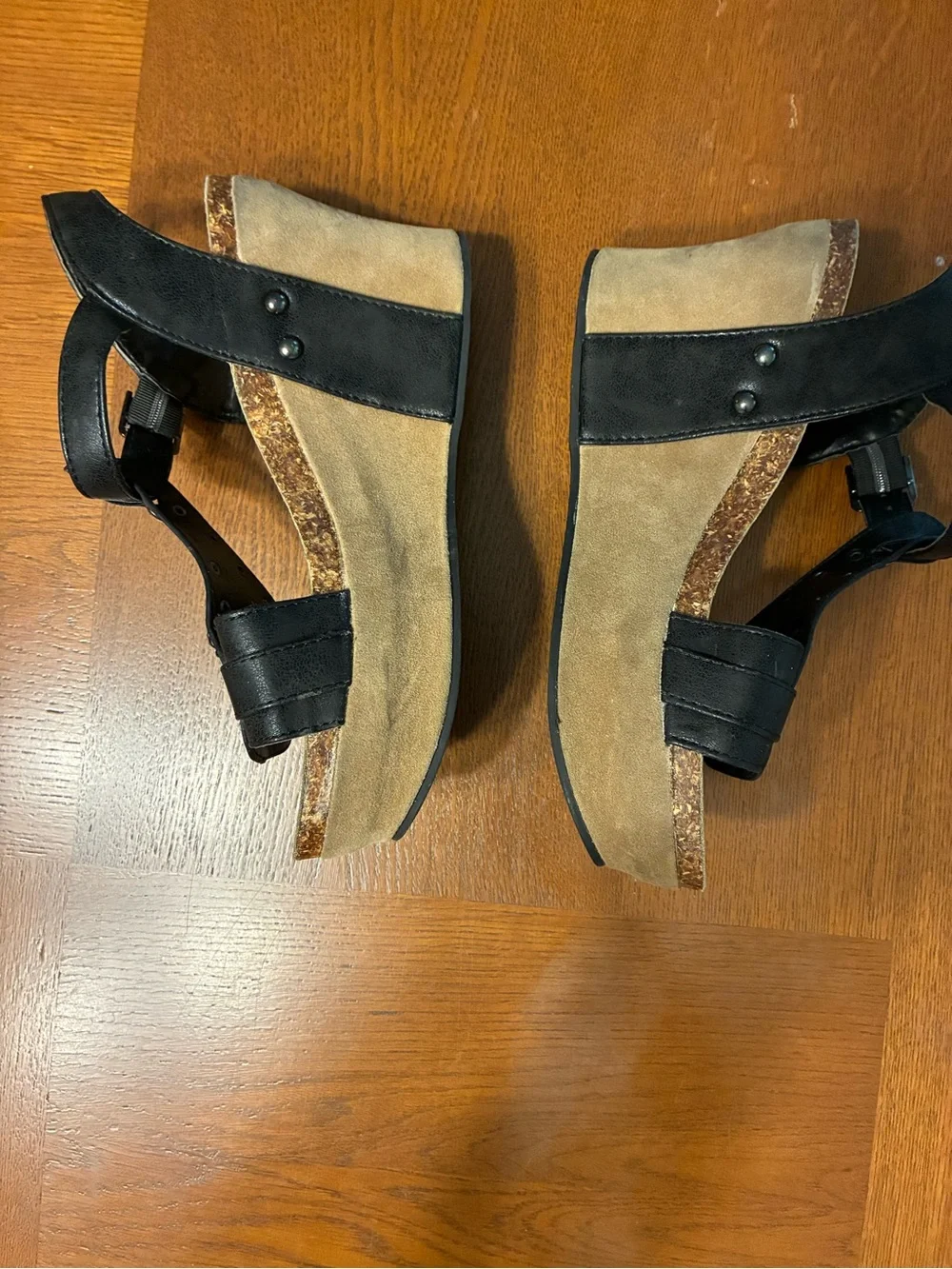 Pierre Dumas Black Studded T-Strap Sandals